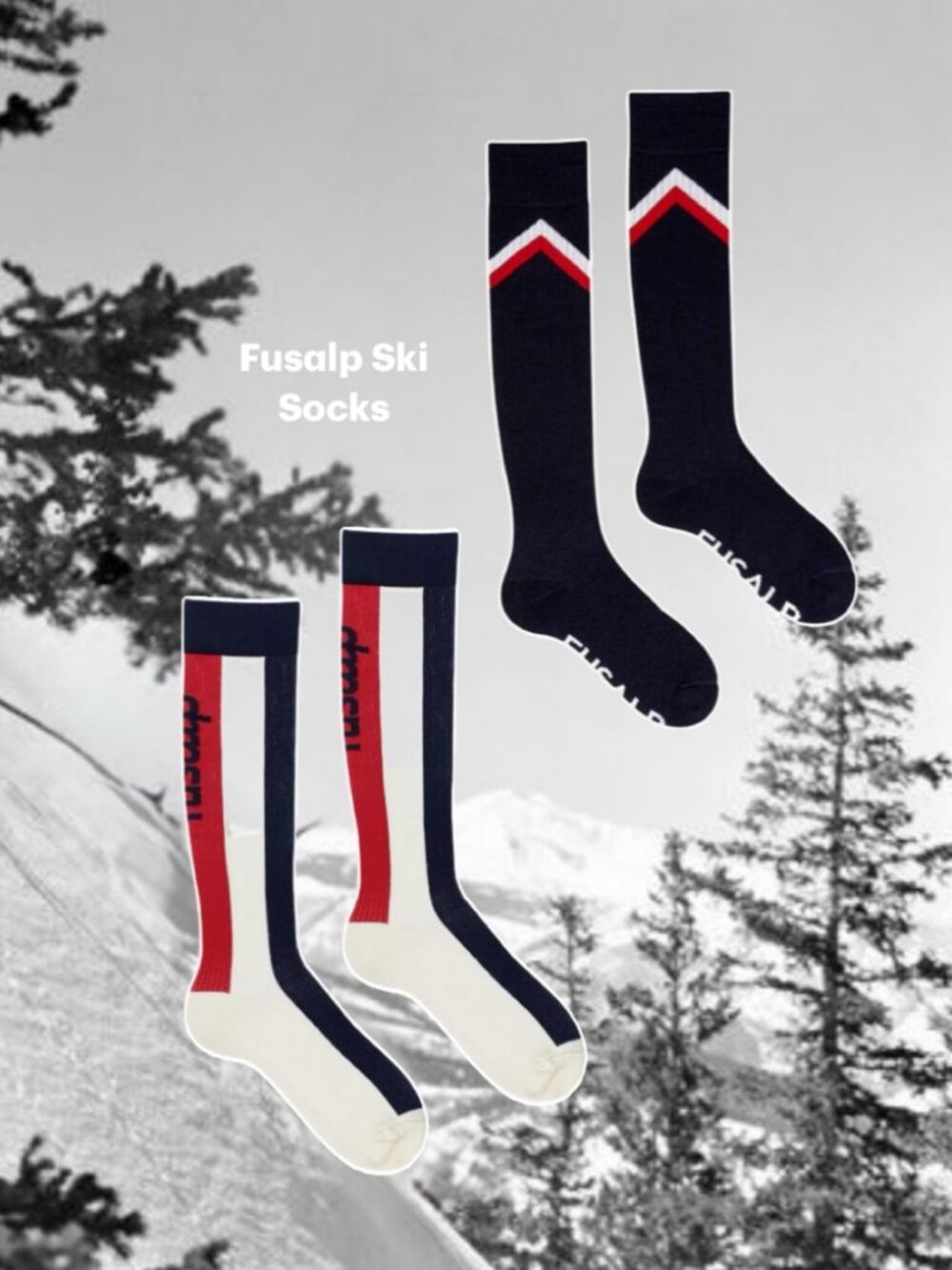 Fusalp Ski Socks Size M Ski Socks
